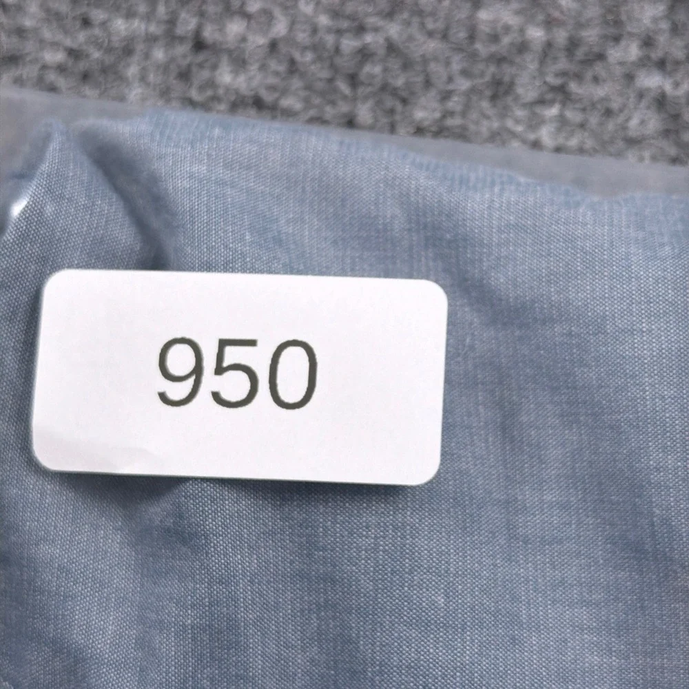 The North Face Button Down Mens Large Blue Long Sleeve Zipper Pocket F14